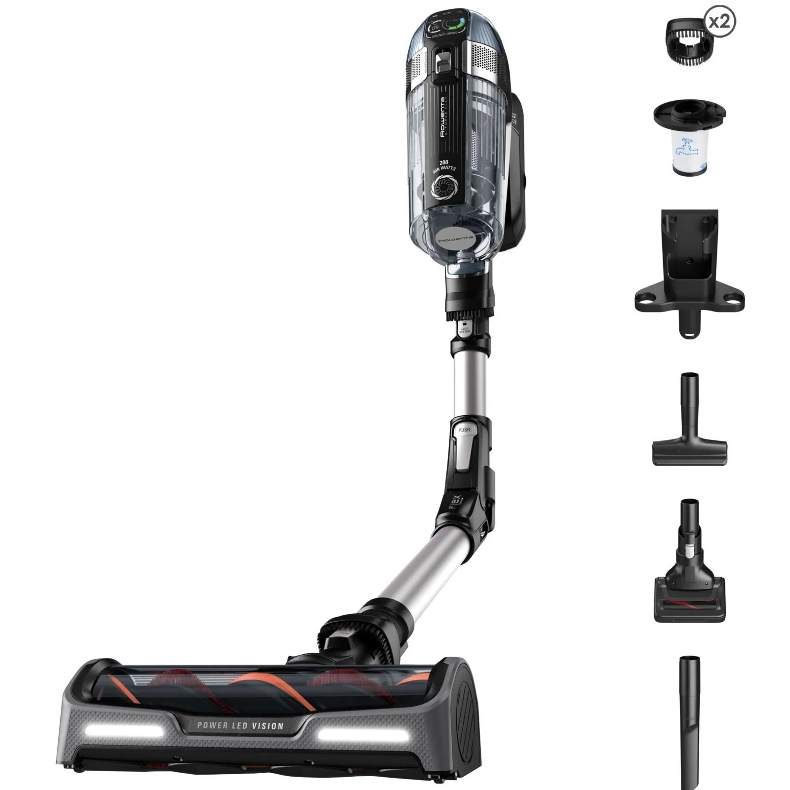 Порохотяг Вертикальний+ручний пилосос (2в1) Rowenta X-Force Flex 14.60 Animal Care RH9958WA