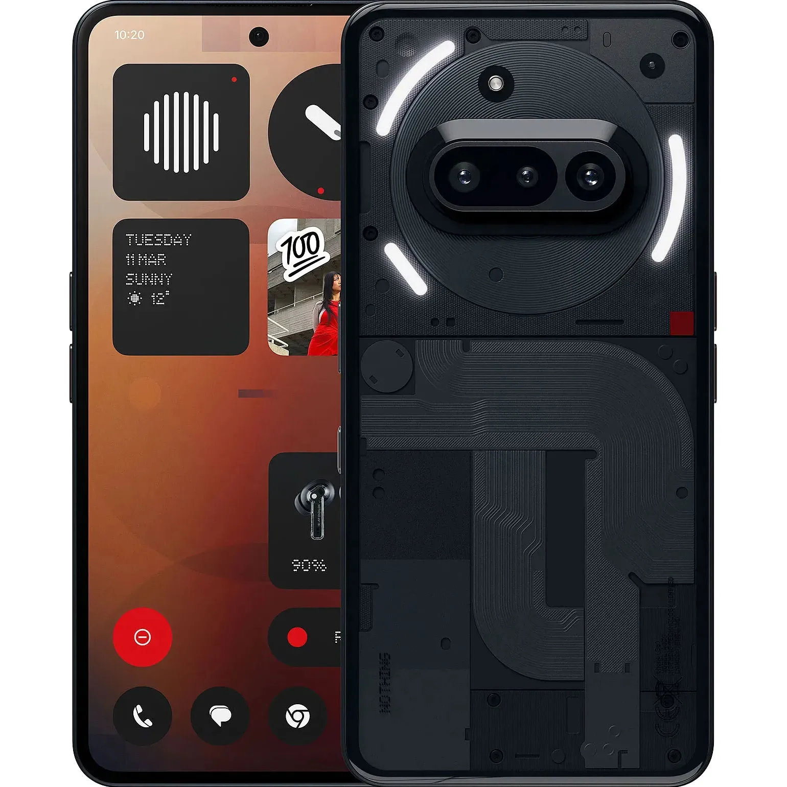 Телефон Nothing Phone (3a) 8/128GB Black (920020K) (UA)