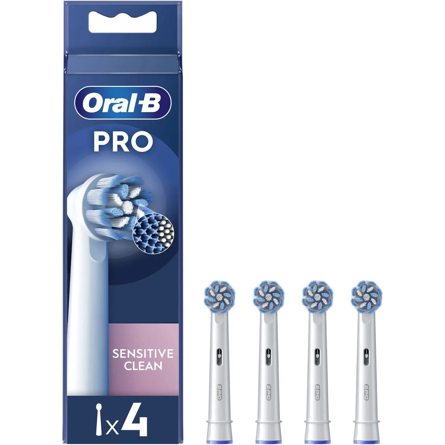 BRAUN ORAL-B Pro Sensitive Clean EB60X 4шт (8006540896136)