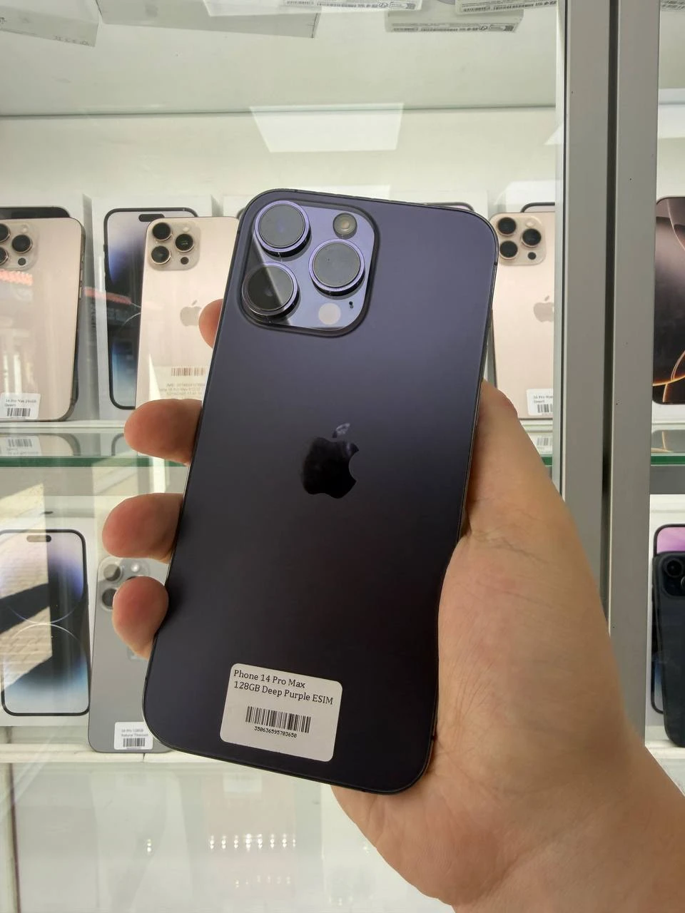 Б/В Apple iPhone 14 Pro Max 128GB eSIM Deep Purple (Хороший стан)