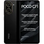 Xiaomi Poco C71 4/64GB Black (with charger) Europe