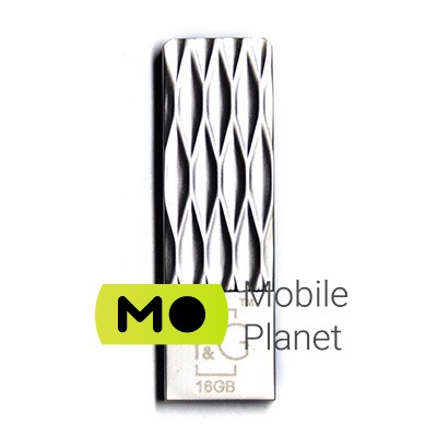 16GB T&G 103 Metal Series Silver (TG103-16G) Інтерфейс: USB 2.0; Обсяг пам'яті: 16