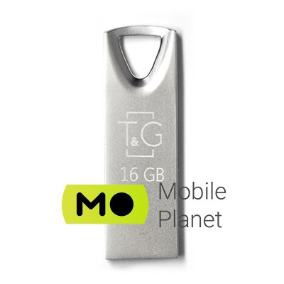 16GB T&G 117 Metal Series Silver (TG117SL-16G) Интерфейс: USB 2.0; Объем памяти: 16