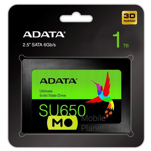 2.5 1TB ADATA (ASU650SS-1TT-R) (UA) Тип накопителя: внутренний;