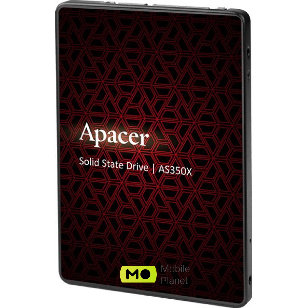 2.5 1TB AS350X Apacer (AP1TBAS350XR-1) (UA) Тип: внутренний; Объём памяти: 1
