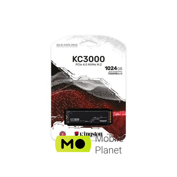 SSD 1TB Kingston (SKC3000S/1024G) (UA) Объем памяти 1 TB