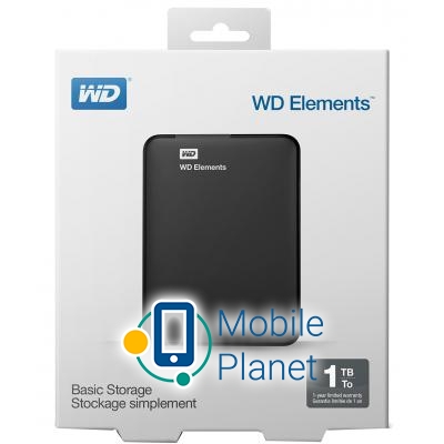 2.5 1TB Western Digital (WDBUZG0010BBK-WESN) Тип: Високошвидкісні,