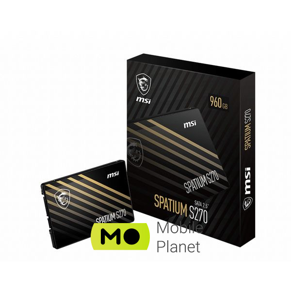 2.5 240GB Spatium S270 MSI (S78-440N070-P83) (UA) Тип накопителя: внутренний;