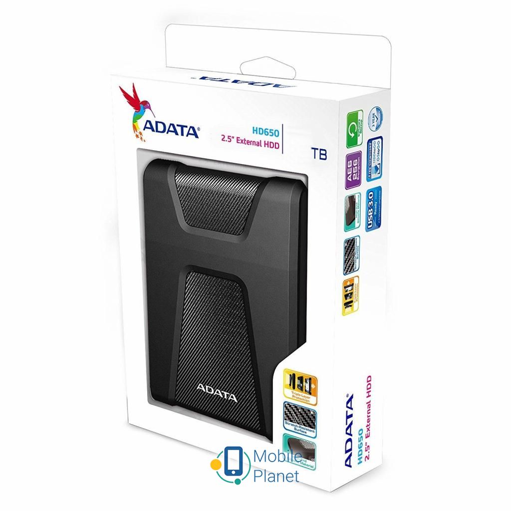 2.5 2TB ADATA (AHD650-2TU31-CBK) (UA) Тип: Високошвидкісні,