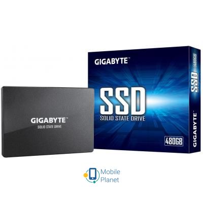 2.5 480GB GIGABYTE (GP-GSTFS31480GNTD) Тип: внутренний; Объём памяти: 480