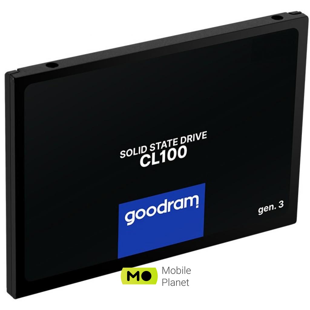 2.5 480GB GOODRAM (SSDPR-CL100-480-G3) (UA) Тип: внутренний; Объём памяти: 480