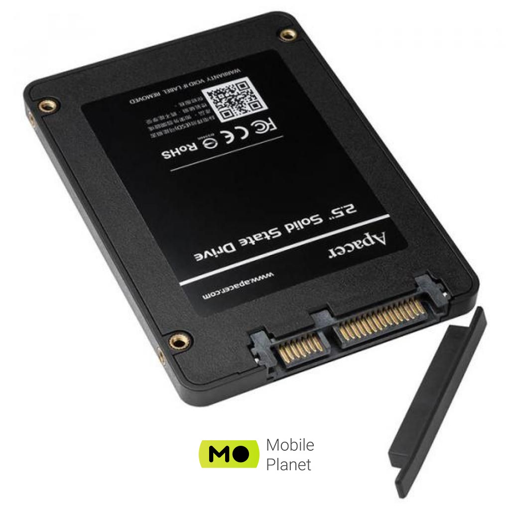 2.5 512GB Apacer (AP512GAS350-1) Тип: внутренний; Объём памяти: 512
