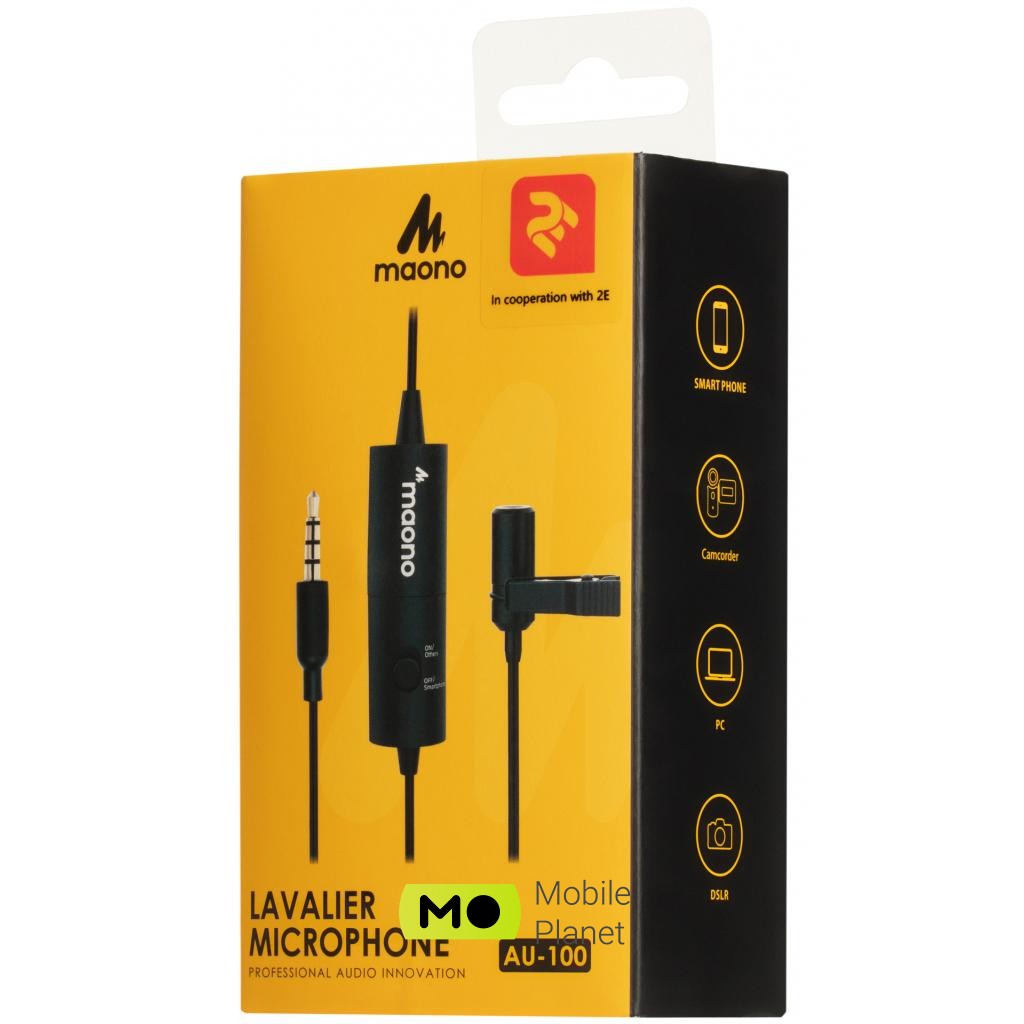 2E Maono ML010 3.5mm (2E-ML010) (UA) Тип роз'єму: 3.5 мм; Довжина