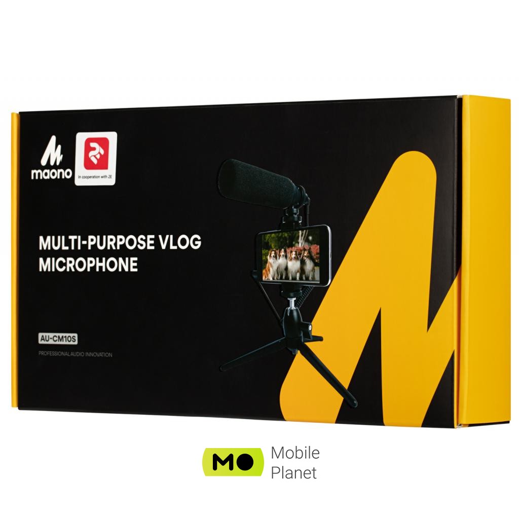2E Maono MM011 Vlog KIT 3.5mm (2E-MM011) (UA) Тип роз'єму: 3.5 мм; Чутливість