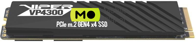 2TB Patriot VP4300 M.2 2280 PCIe 4.0 x4 3D TLC (VP4300-2TBM28H) (UA) Объем жесткого диска: 2 ТБ;