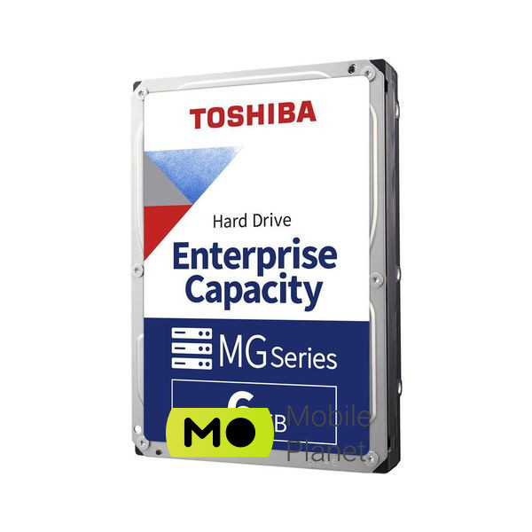3.5 6TB Toshiba (MG08ADA600E) (UA) Об'єм: 6 TB; Швидкість обертання