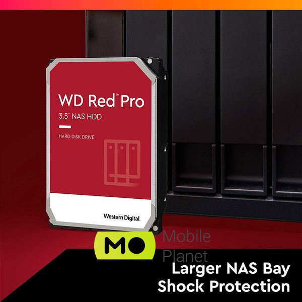 3.5 WD Red Pro 16TB SATA/512MB (WD161KFGX) Форм-фактор: 3.5; Ємність