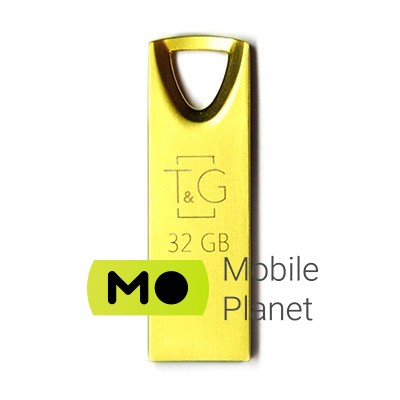 32GB T&G 117 Metal Series Gold (TG117GD-32G) Інтерфейс: USB 2.0; Обсяг пам'яті: 32