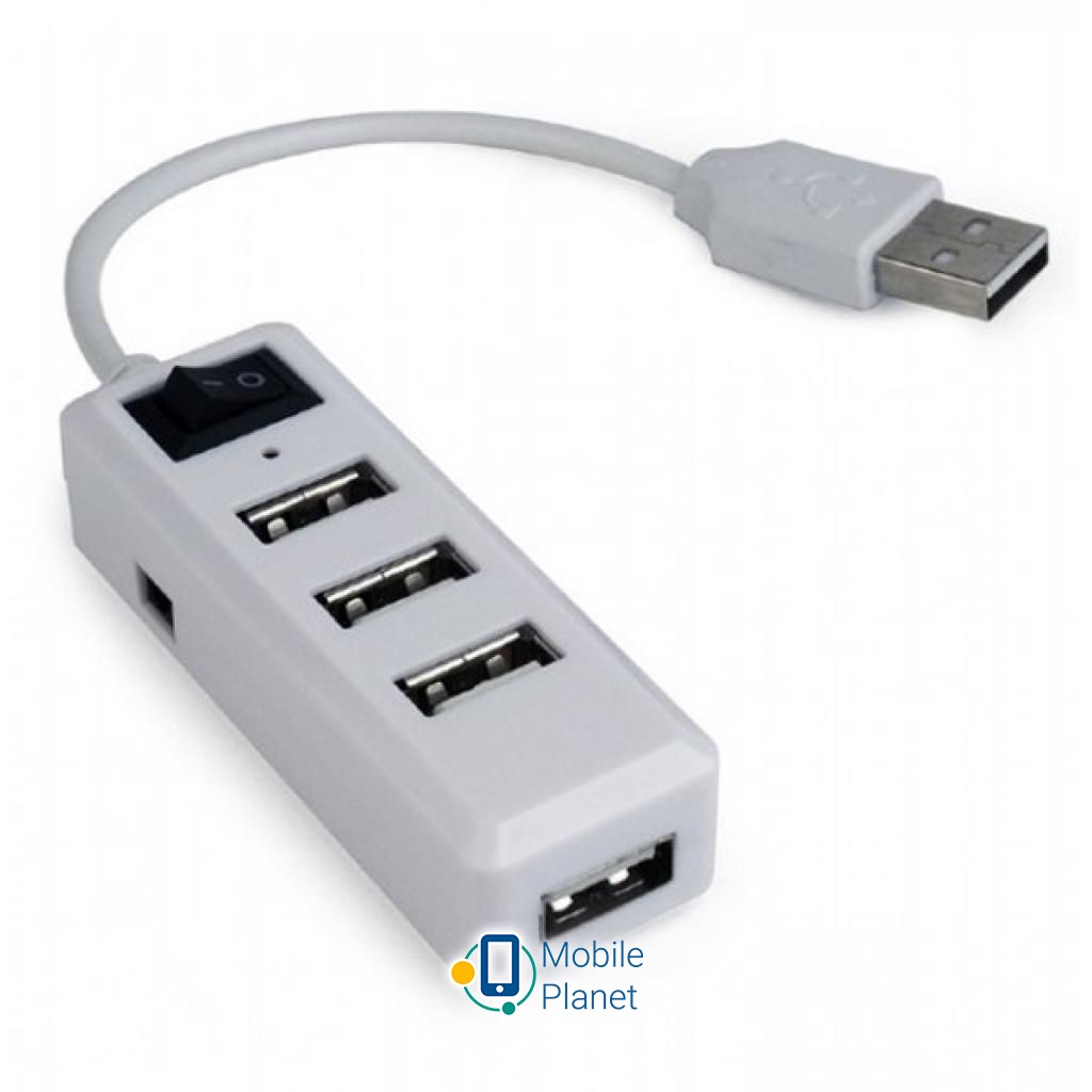 4 port USB 2.0 GEMBIRD (UHB-U2P4-21) (UA) Інтерфейси: 4xUSB 2.0; Тип: