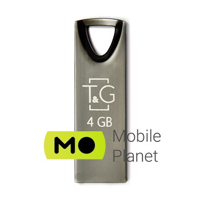 4GB T&G 117 Metal Series Black (TG117BK-4G) Интерфейс: USB 2.0; Объем памяти: 4