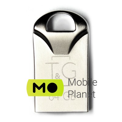 64GB T&G 106 Metal Series Silver (TG106-64G) Інтерфейс: USB 2.0; Обсяг пам'яті: 64