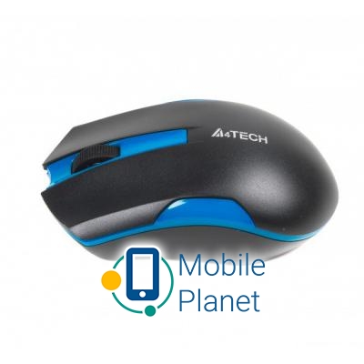 A4-tech G3-200N Black+Blue Мета  Для комп'ютера для ноутбука 