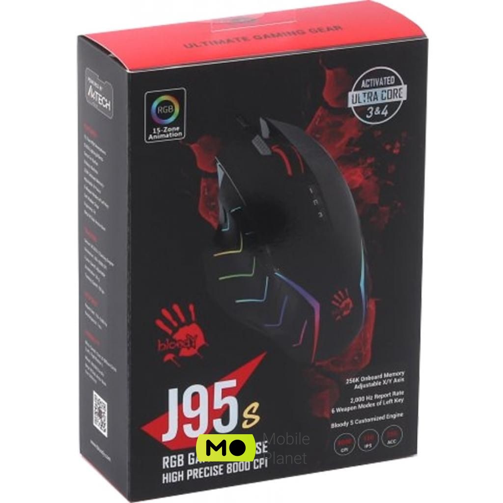 A4tech Bloody J95s Black Тип: Проводные, Геймерские;