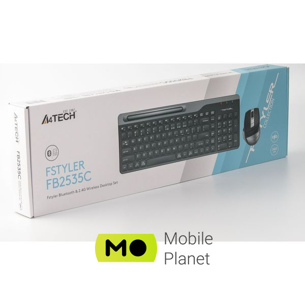 A4Tech FB2535C Wireless/Bluetooth Smoky Grey (FB2535C Smoky Grey) (UA) Тип: мультимедийный;