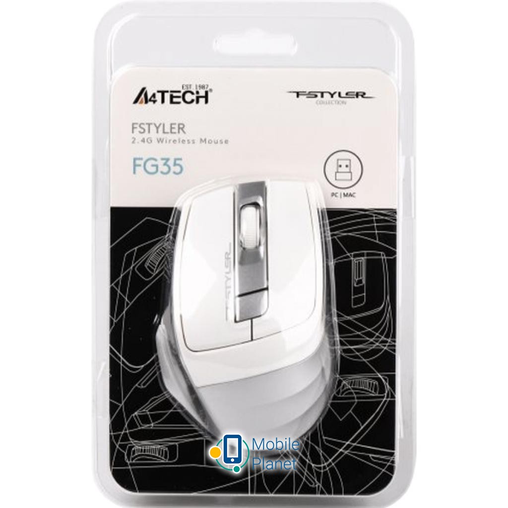 A4tech FG35 Silver Тип: Бездротові; Призначення: