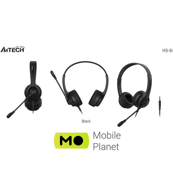 A4Tech HS-8i Black (UA) Тип пристрою: гарнітура; Тип: