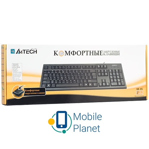 A4Tech KR-85 black USB Інтерфейс підключення: USB; Тип