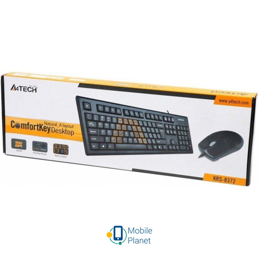 A4tech KRS-8372 USB Black Тип: проводной; Конструкция: