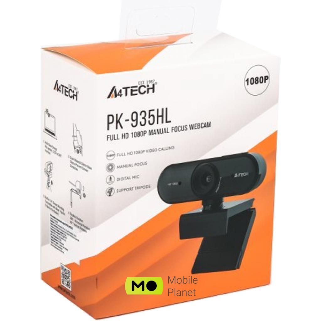 A4tech PK-935HL 1080P Black (PK-935HL) Кількість пікселів: 2.1 МП;