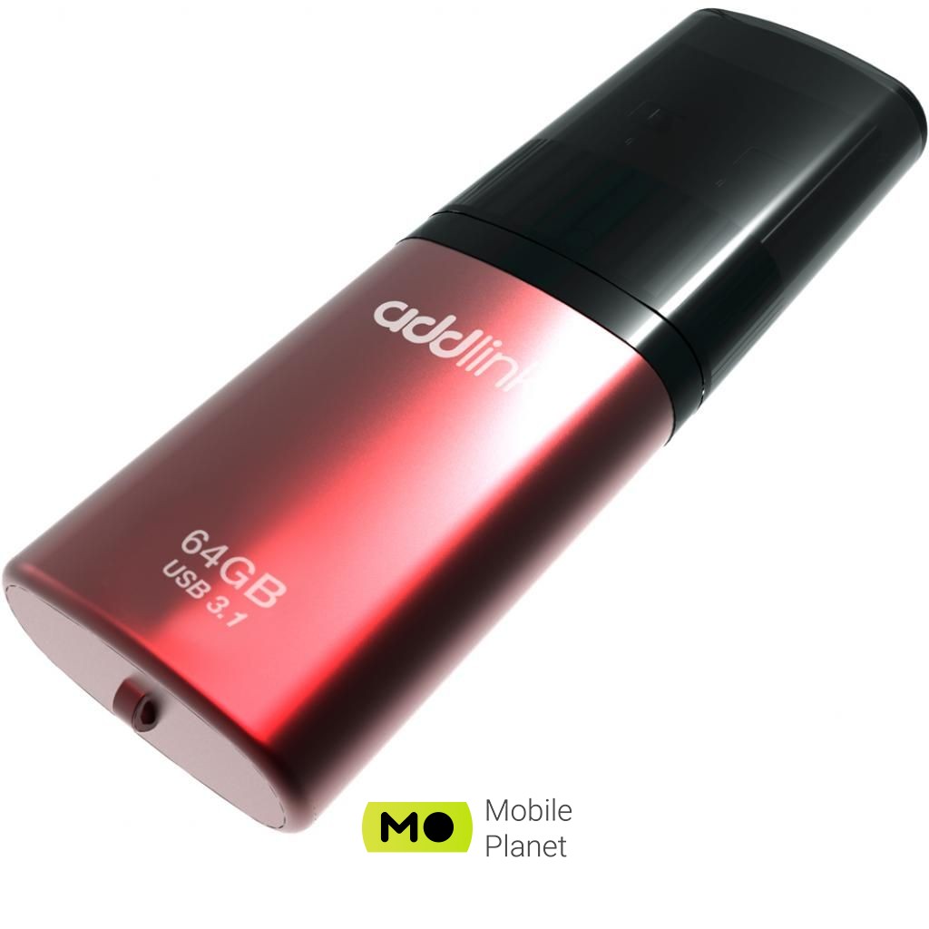 AddLink 64GB U55 Red USB 3.0 (ad64GBU55R3) (UA) Тип: Классические; Объем памяти: