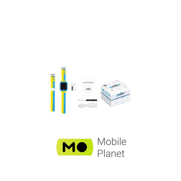 Amigo GO004 GLORY Splashproof Camera+LED Blue-Yellow Тип: дитячі; Форма годинника:
