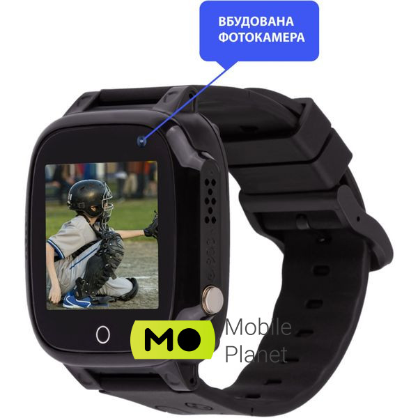 Amigo GO008 MILKY GPS WIFI Black (873291) Тип: дитячі; Форма годин: