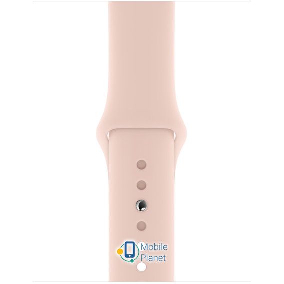 Apple Watch Series 5 (GPS) 40mm Gold Aluminum Case with Pink Sand Sport Band (MWV72)