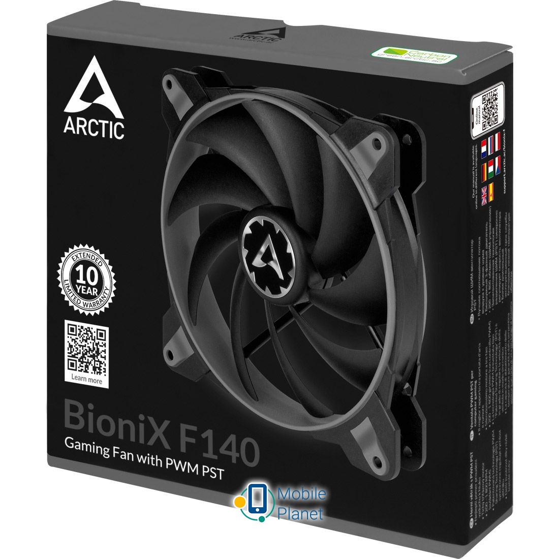 ARCTIC BioniX F140 Gaming PWM PST Gray (ACFAN00161A) (UA) Модель: BioniX F140 Gaming PWM PST Gray;