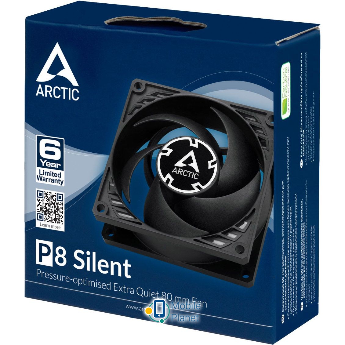 ARCTIC P8 Silent (ACFAN00152) (UA) Модель: P8 Silent; Діаметр: 80 мм;