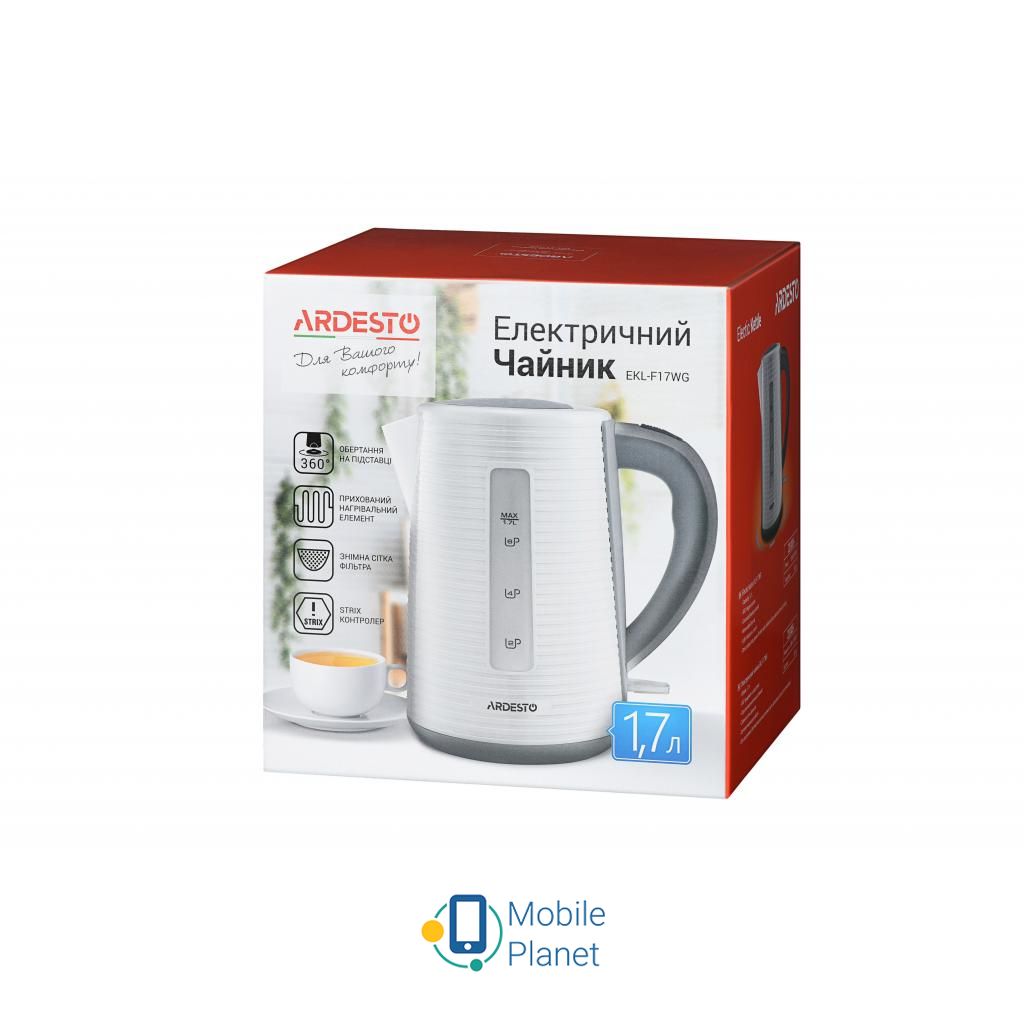 Ardesto EKL-F17WG Тип: звичайний; Обсяг: 1.7 л;