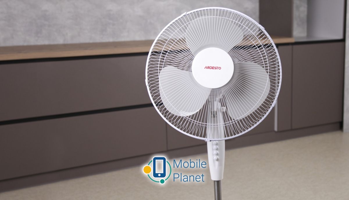 ARDESTO FN-1608CW Вентилятор підлоговий білого