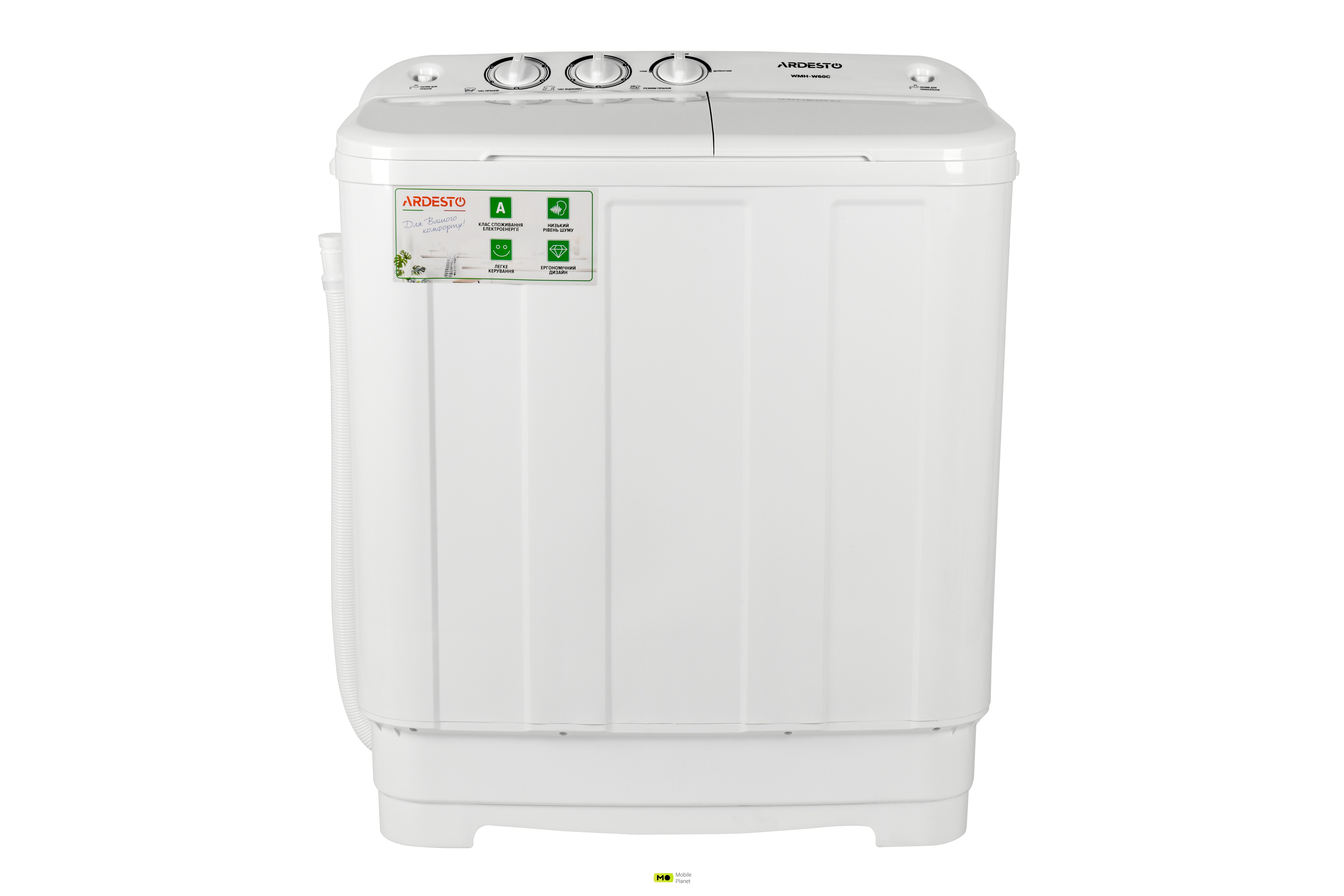 ARDESTO WMH-W60C (WMH-W60C) Тип: пральна / напівавтоматічна;