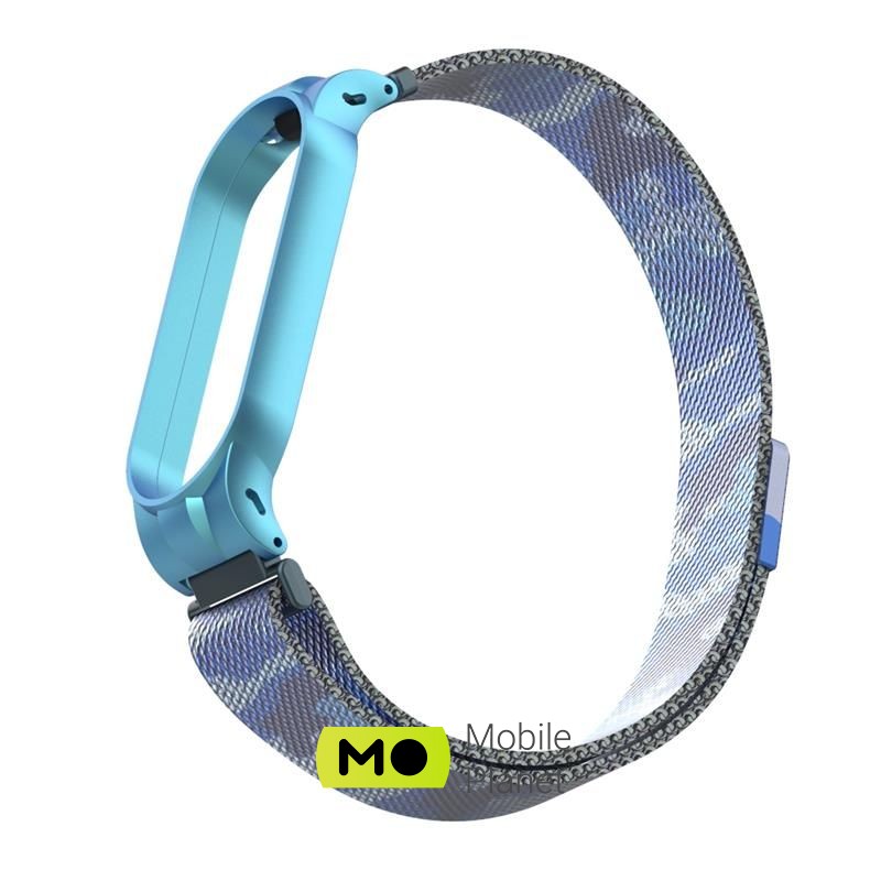 Armorstandart Milanese Magnetic Band для Xiaomi Mi Band 5 Khaki Blue (ARM56856) (UA) Тип: ремінець; Сумісність: Xiaomi Mi