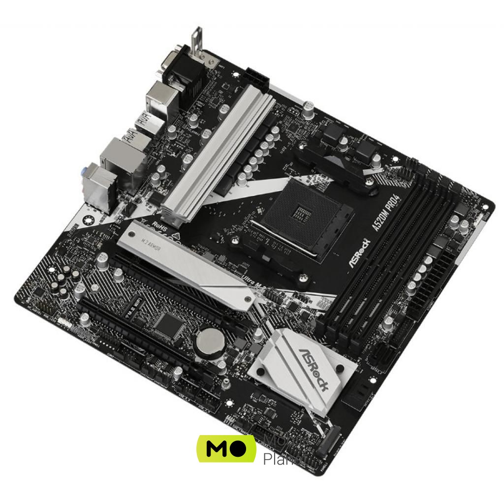 ASRock A520M PRO4 (UA) Вид: для комп'ютера; Призначення: