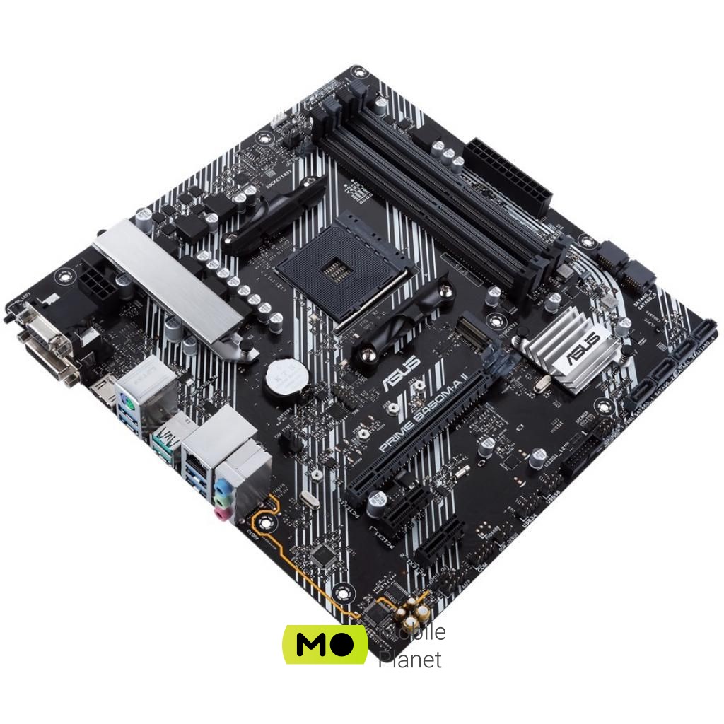 ASUS PRIME B450M-A II (90MB15Z0-M0EAY0) (UA) Слоти розширення 2 x PCI-Eх 2.0 x1, 1 x PCI-Eх 3.0 x16