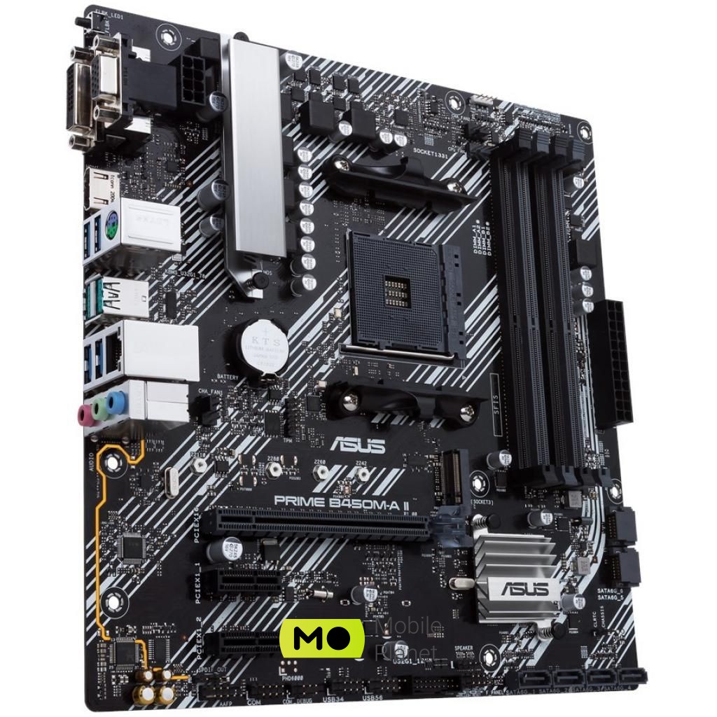 ASUS PRIME B450M-A II (90MB15Z0-M0EAY0) (UA) Процесорна сумісність AMD Ryzen 5000 Series/ 4000 G-Series/ 3rd/2nd/ 1st Gen AMD Ryzen/ 2nd and 1st Gen AMD Ryzen with Radeon Vega Graphics/ Athlon with Radeon Vega Graphics Processors