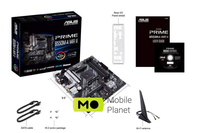 ASUS PRIME B550M-A WIFI II EU Тип охолодження чіпсету