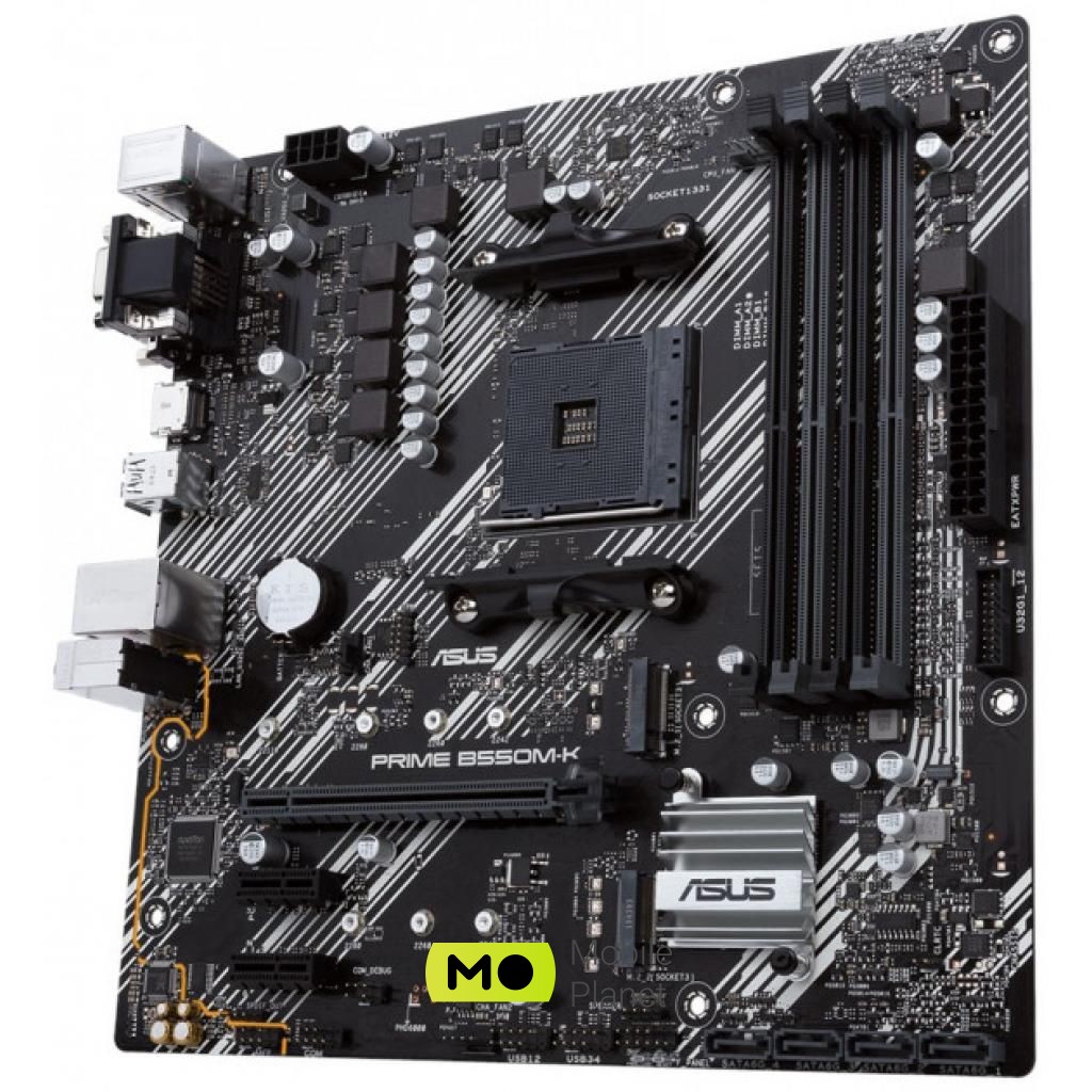ASUS PRIME B550M-K (90MB14V0-M0EAY0) Процесорна сумісність 3rd Generation AMD Ryzen processors/ New Generation AMD Ryzen with Radeon Graphics processors