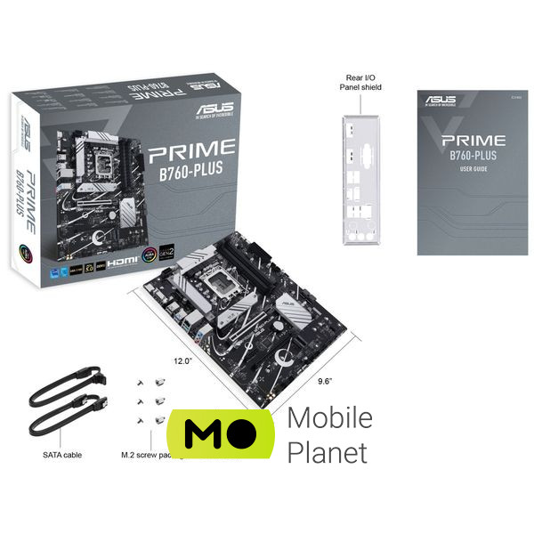 ASUS PRIME B760-PLUS (90MB1EF0-M0EAY0) (UA) Призначення: звичайна; Сокет: 1700;