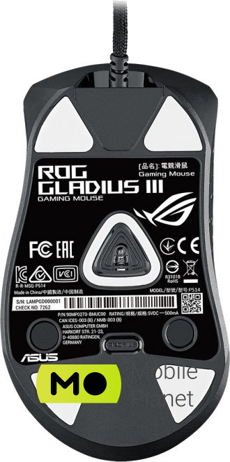 ASUS ROG Gladius III USB (90MP0270-BMUA00) (UA) Тип манипулятора: мышь;